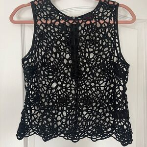 BEBE mesh tank top